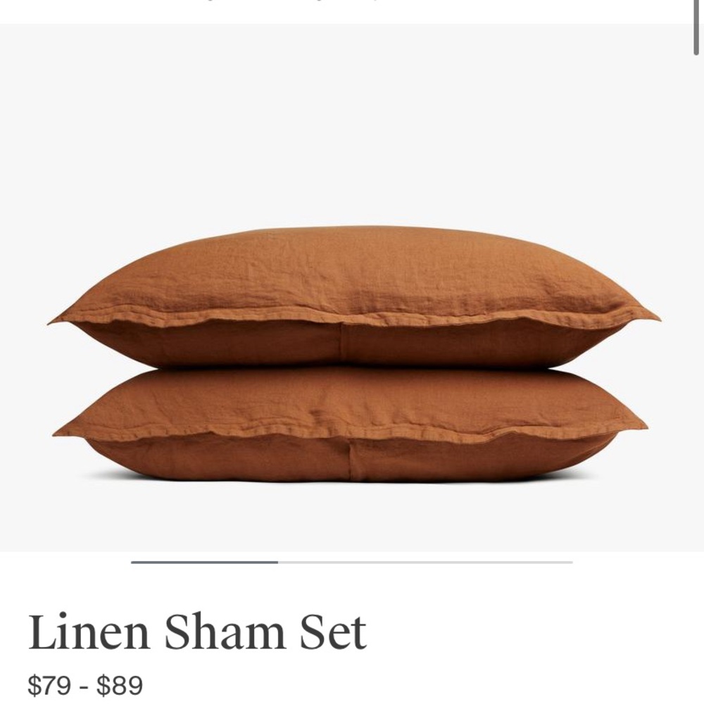 Parachute• linen sham set - terra